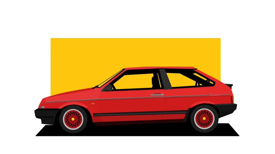 Lada 2108 miniFerrari ツ 2
