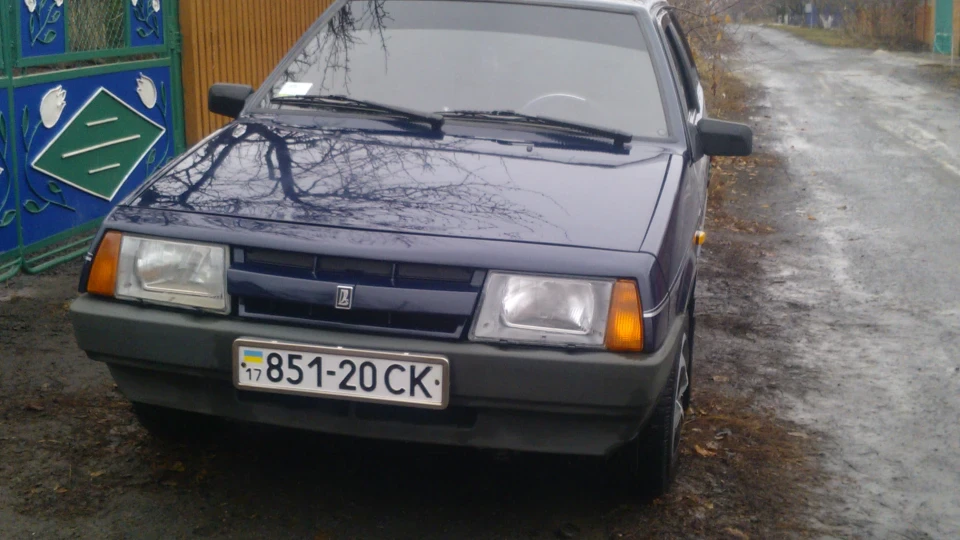 Lada 2108 темно-синя фрау 2