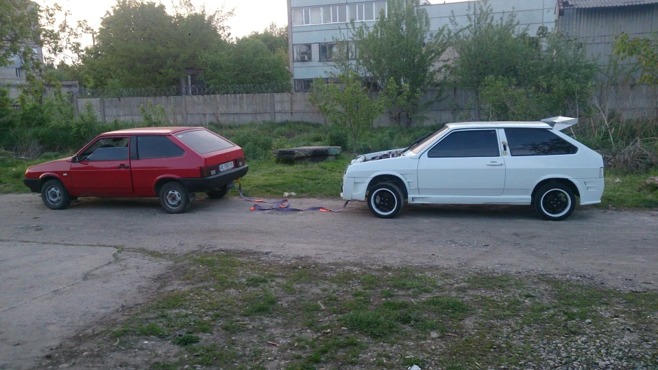 Lada 2108 White "8" series of LADA 3