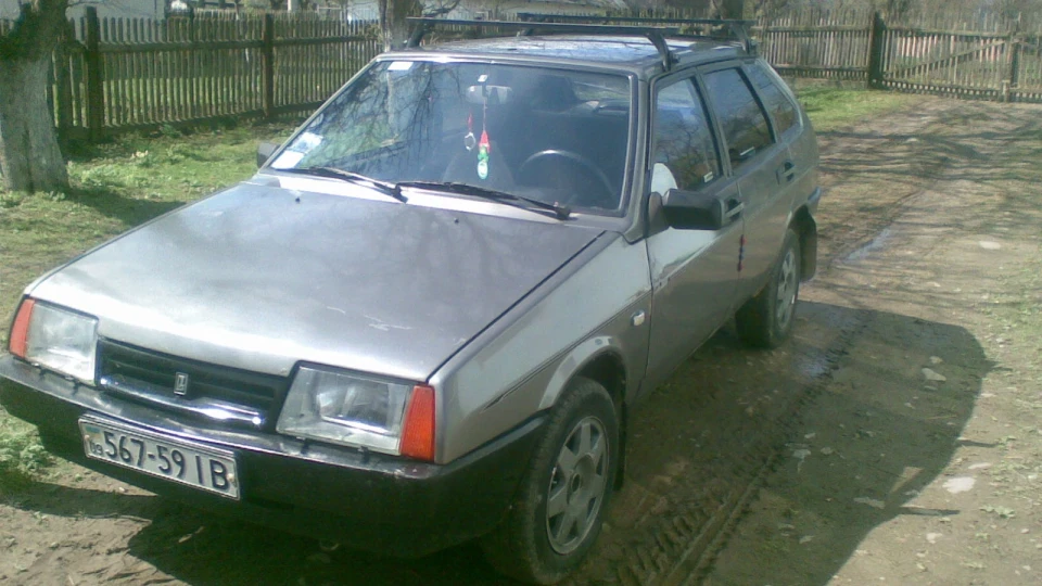 Lada 2109 Мокрий асфальт 3D 2