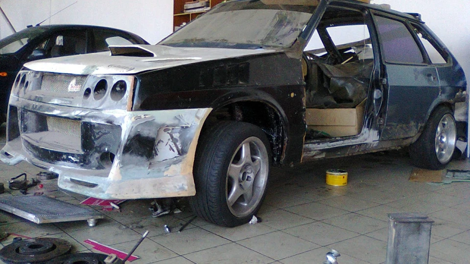 Lada 2109 swap honda 1.5turbo, 4wd 2