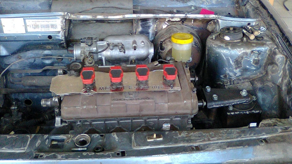 Lada 2109 swap honda 1.5turbo, 4wd 3