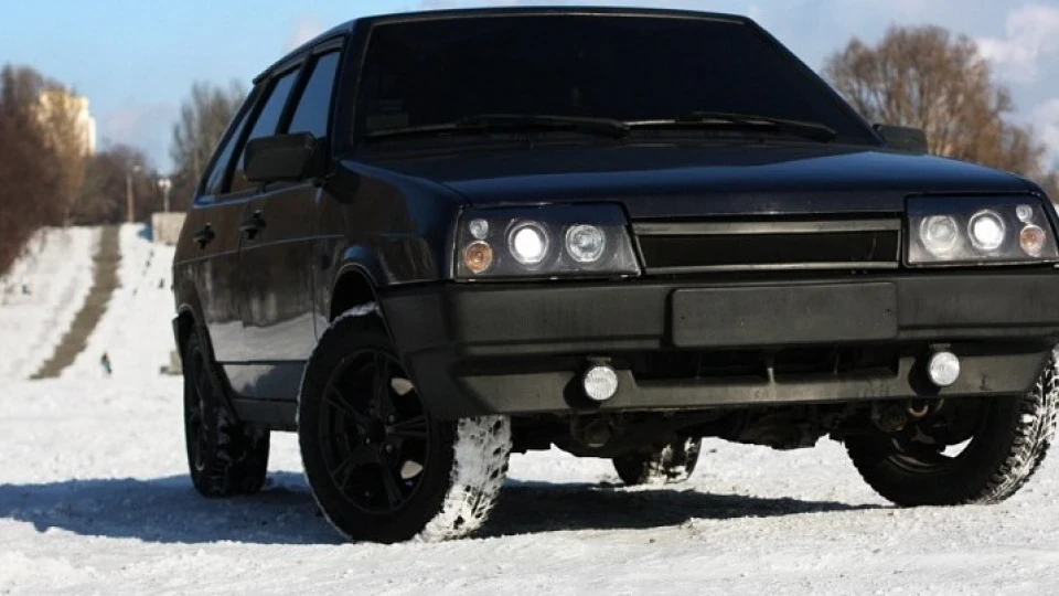 Lada 2109 The dark blue gangster 2