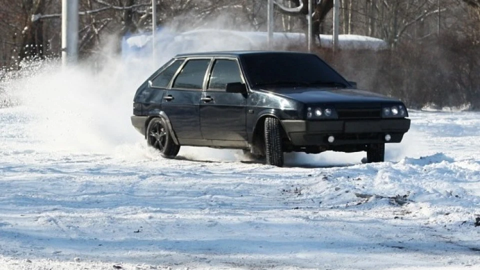Lada 2109 The dark blue gangster 4