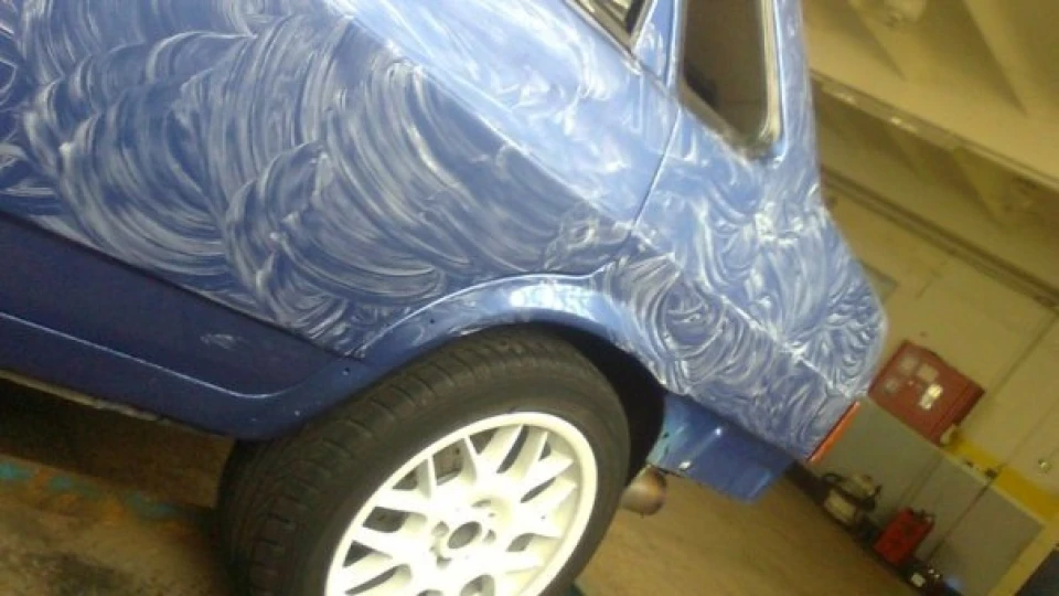 Lada 21099 99 без ручок синя