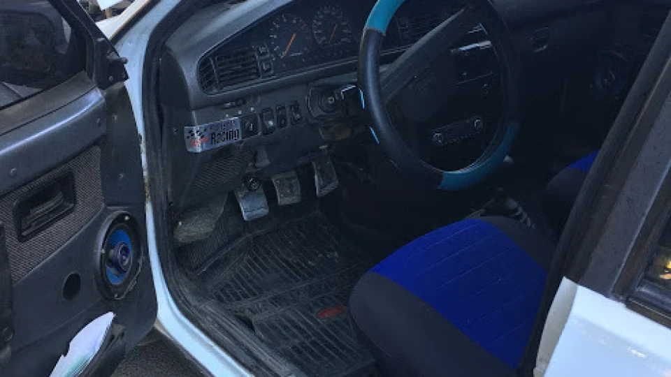 Lada 21099 білий машин)) 2
