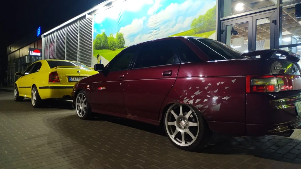 Lada 2110 日本侍爱 Eibach 2