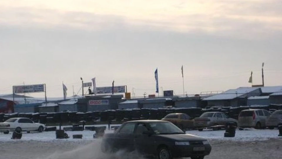 Lada 2110 Police in black