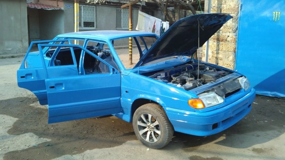 Lada 2115 блакитні двері))))))))))) 3
