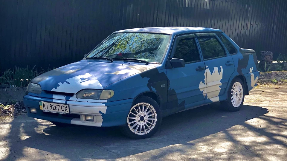 Lada 2115 #Urban #camo #style