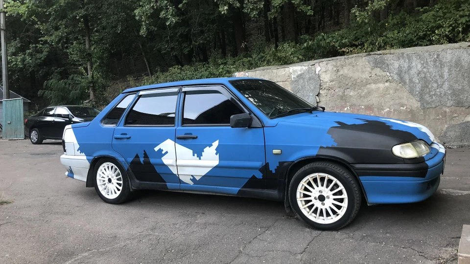 Lada 2115 #Urban #camo #style 4