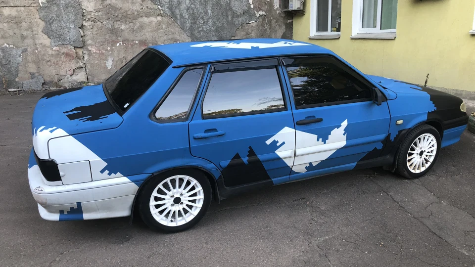 Lada 2115 #Urban #camo #style 5