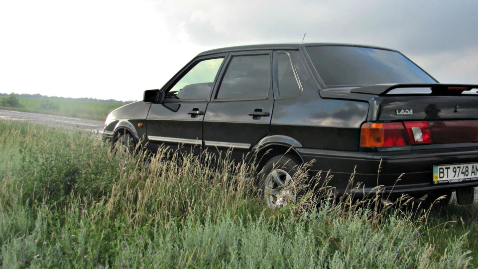 Lada 2115 закочена в коло “ 3