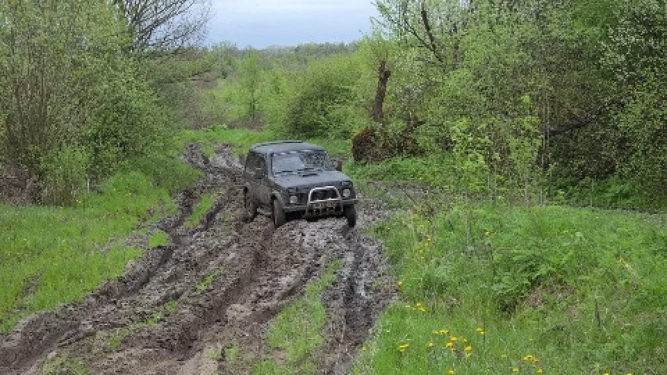 Lada 4x4 3D Чорний джип 5