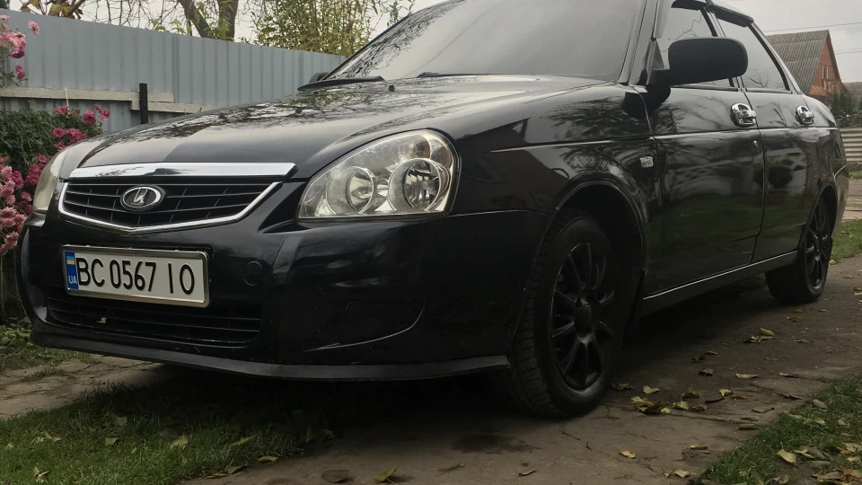 Lada Пріора Седан Чорний бункер 2
