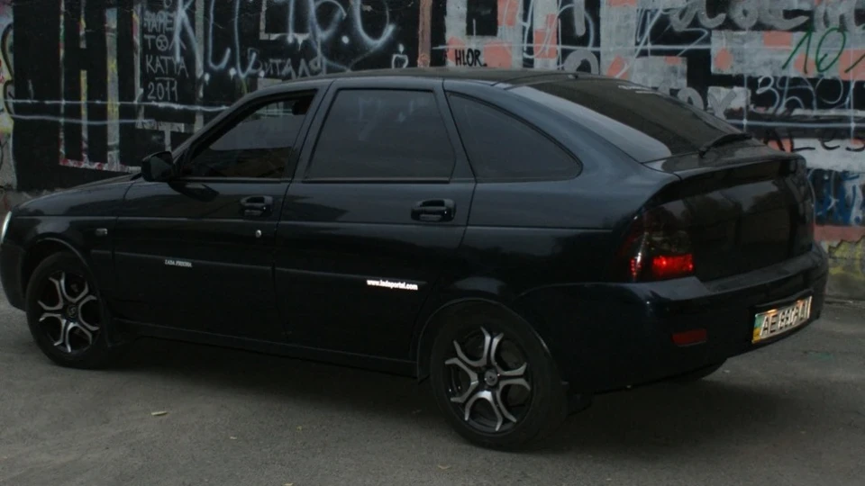 Lada Пріора Хетчбек ☣Black Esprit☣ 2