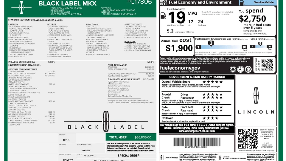 Lincoln MKX Black Label 2
