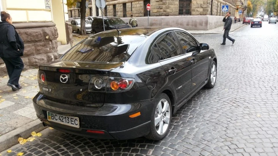 Mazda 3 black hawk