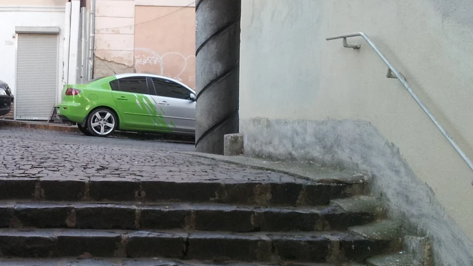 Mazda 3 Green Angry >.< 5