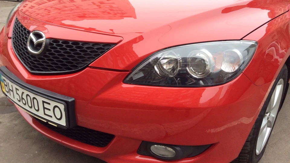 Mazda 3 червоний самурай 2