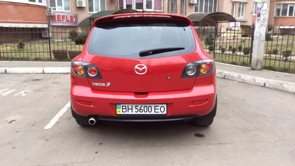 Mazda 3 червоний самурай 3