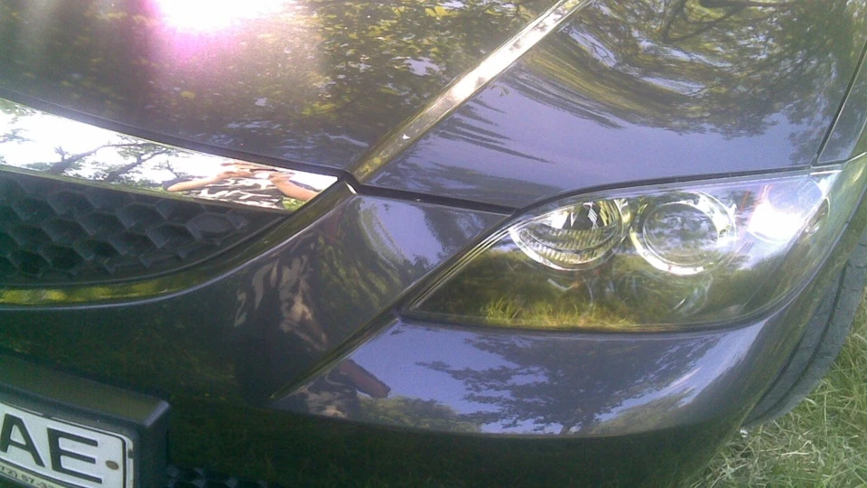 Mazda 3 мокрий асфальт) 2