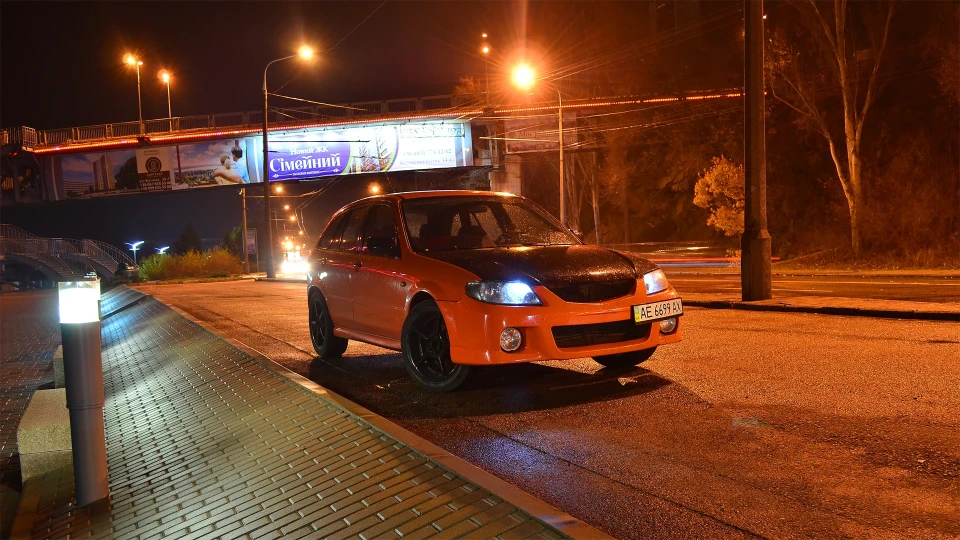 Mazda 323 Horny Bitch 3