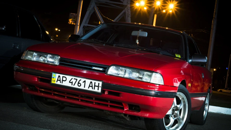 Mazda 626 Coupe Red Bullet 4
