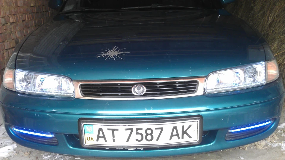 Mazda 626 зелена ракета 2