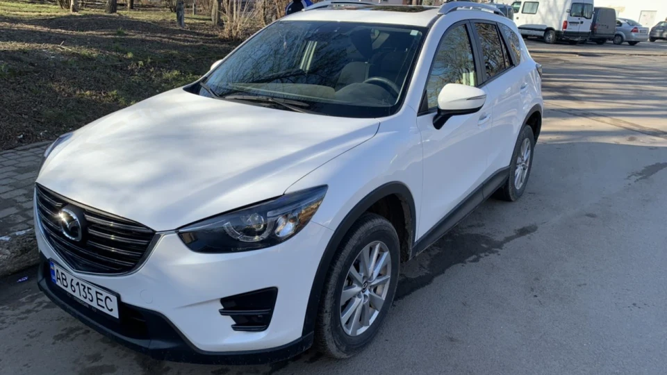 Mazda CX-5 білий пепелац 4
