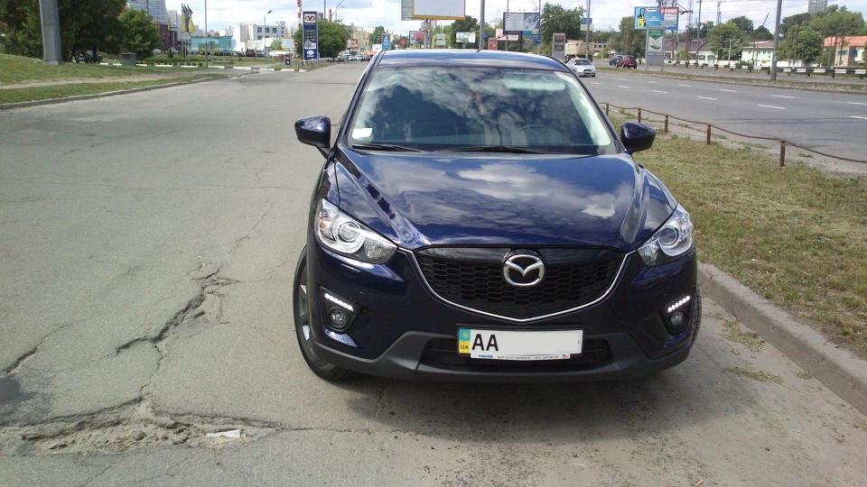 Mazda CX-5 gloomy sky 2
