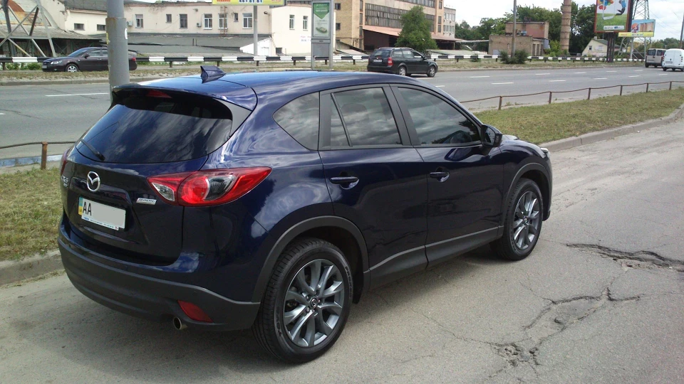Mazda CX-5 gloomy sky 5
