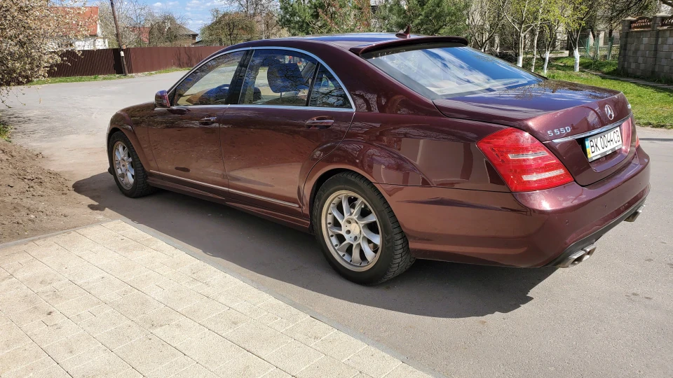Mercedes-Benz S-Class w221 Вишневий 5