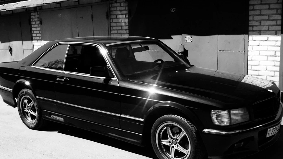 Mercedes-Benz SEC-Class Чорний Ворон 2