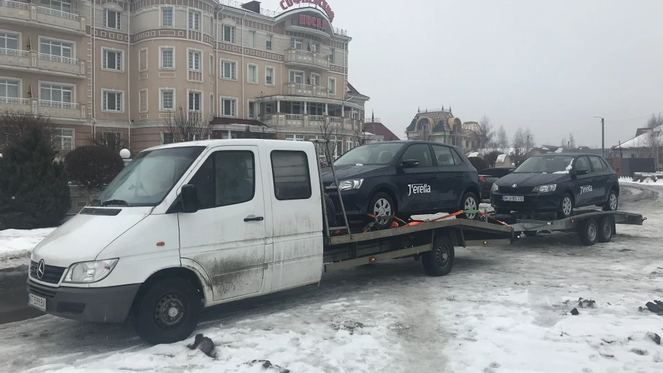 Mercedes-Benz Sprinter евакуатор з лафетом