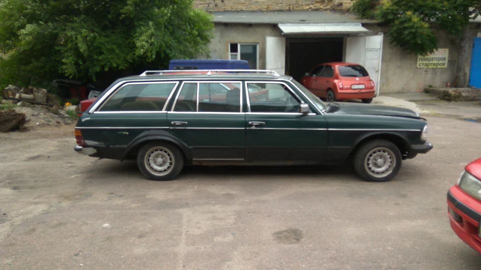 Mercedes-Benz W123 антуражний дракон 3