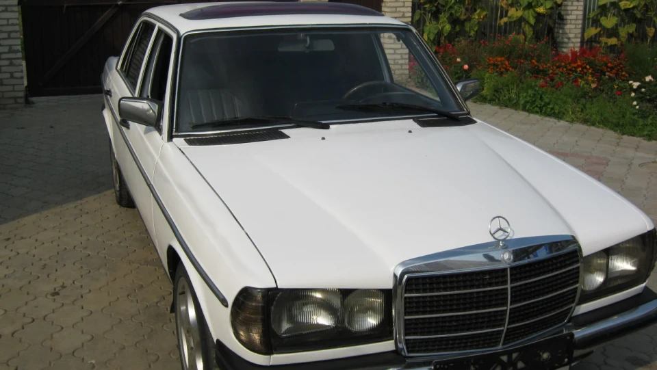 Mercedes-Benz W123 Білий Мерен 2