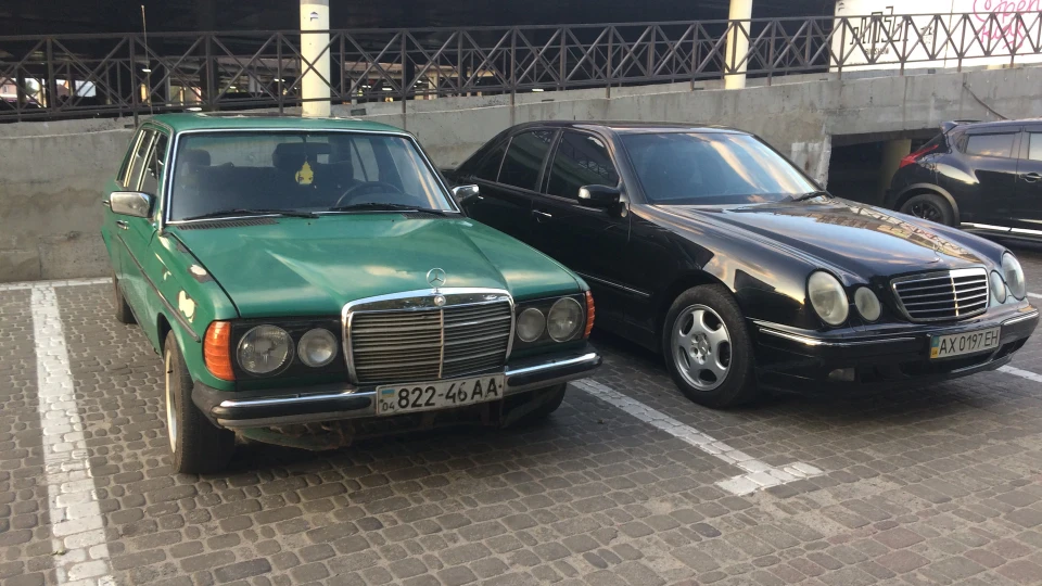 Mercedes-Benz W123 Зелений Овочі) 4