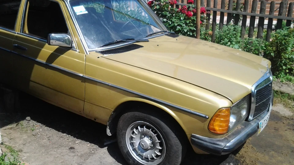 Mercedes-Benz W123 Золотий металік 2