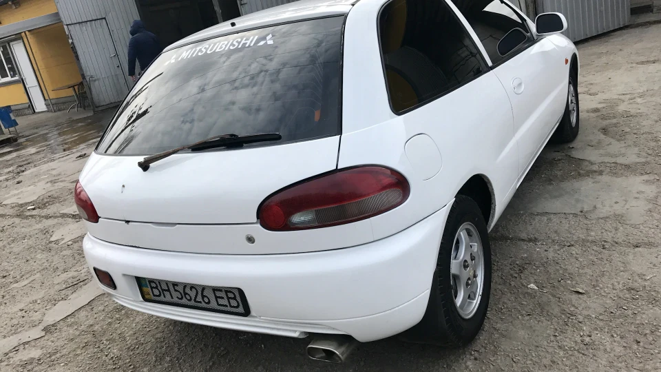 Mitsubishi Colt (Поджопник на зиму) 5