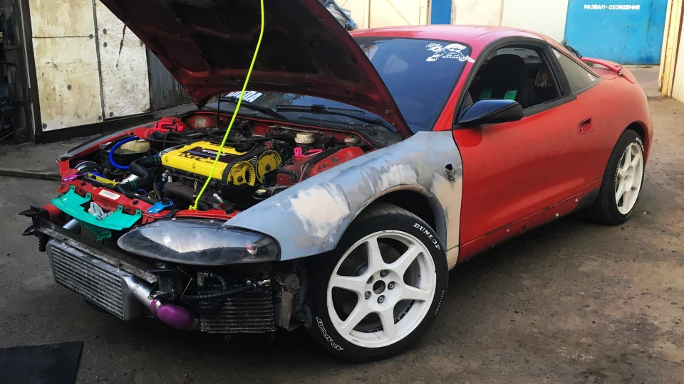 Mitsubishi Eclipse Турбо Клепа)) 3