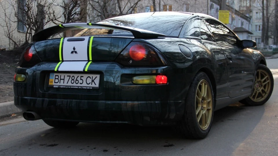 Mitsubishi Eclipse Зелений Шершень 3