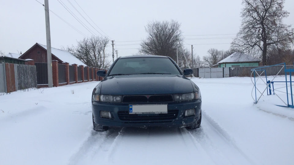 Mitsubishi Galant Бенз 2,0. Зелено-синій 5