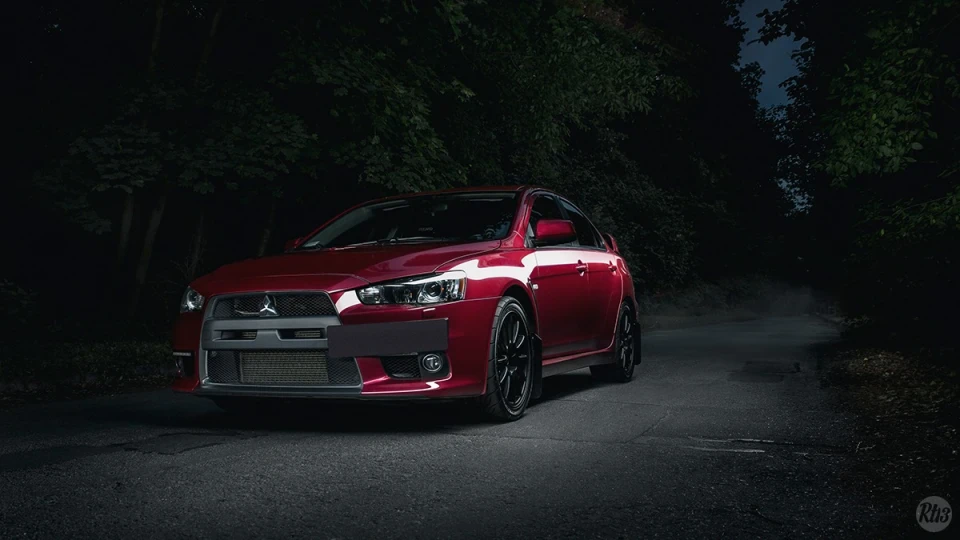 Mitsubishi Lancer Evolution SST Rally Red 2