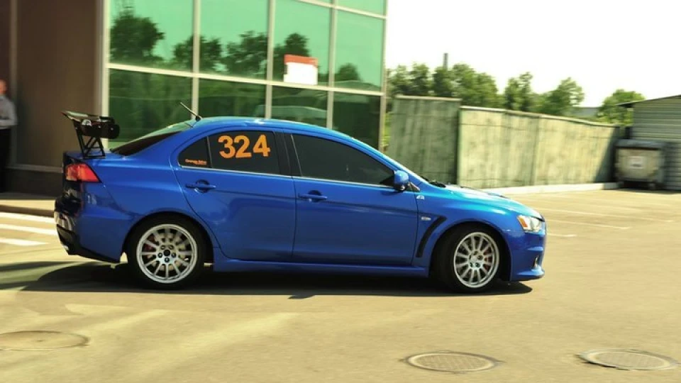 Mitsubishi Lancer Evolution Х Octane Blue TC-SST 2