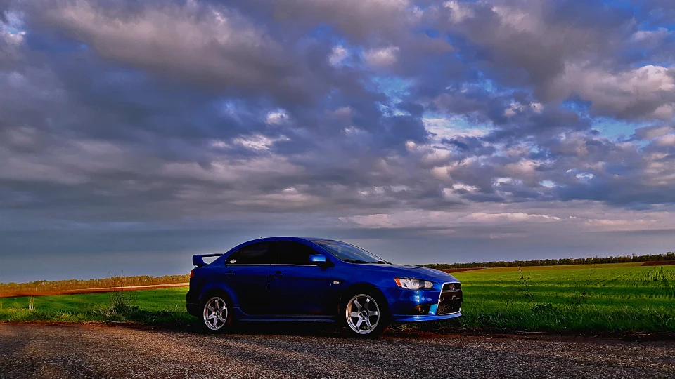 Mitsubishi Lancer Ralliart синець