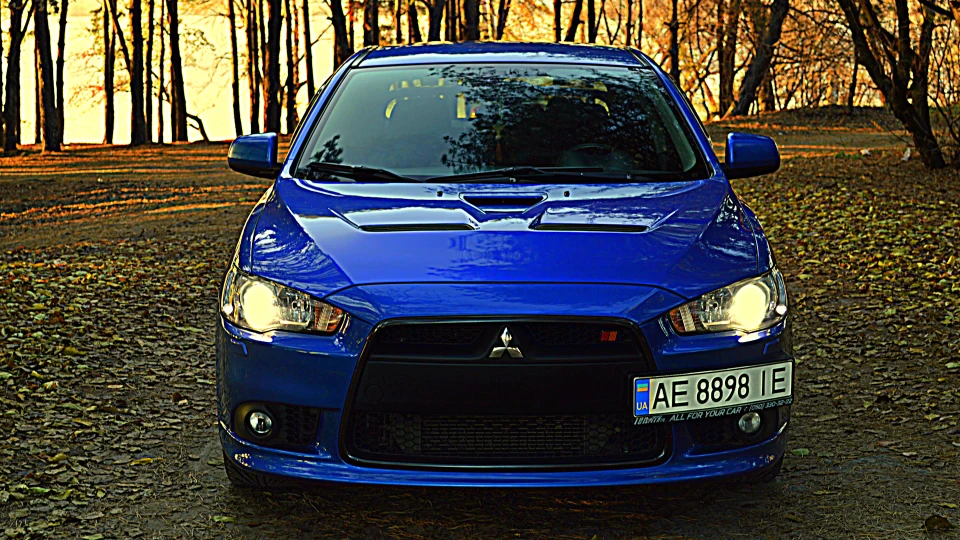 Mitsubishi Lancer Ralliart синець 2