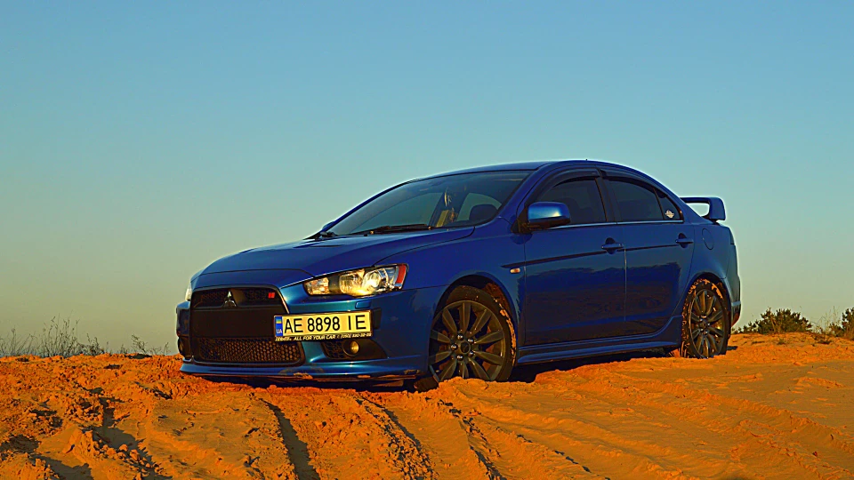 Mitsubishi Lancer Ralliart синець 3