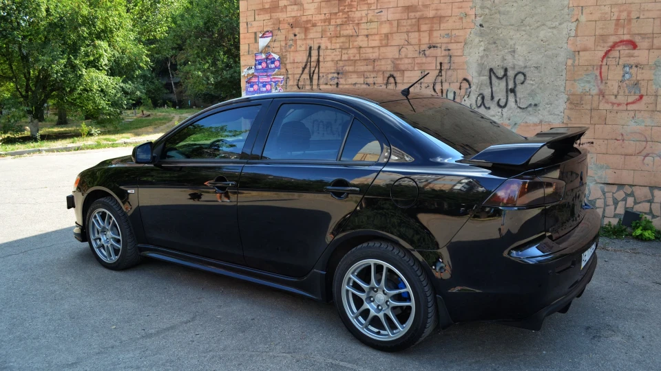 Mitsubishi Lancer X ▒TOTAL BLACK▒ 3