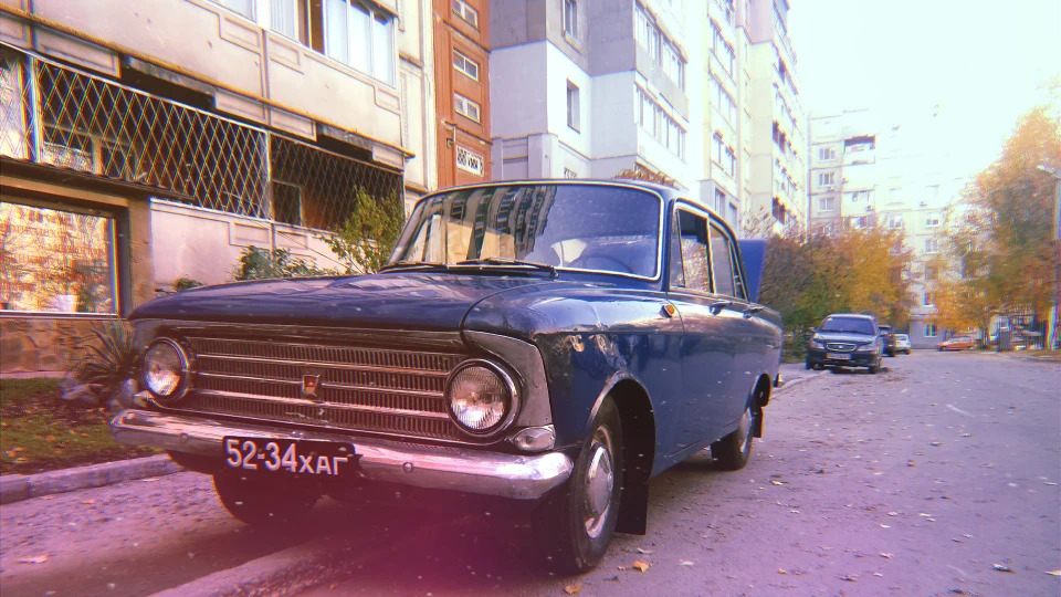 Москвич 408 синій космос 3